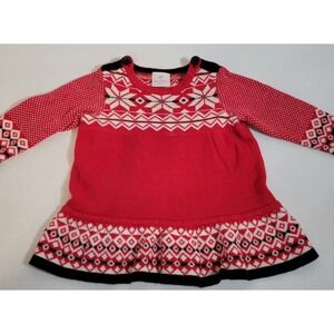 Hanna Andersson Christmas Sweater Dress Size 60 cm (3 to 6 mo) Infant Girls 1084